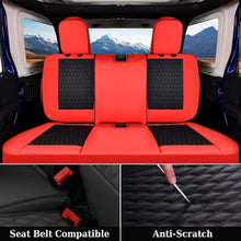 Load image into Gallery viewer, 2013-2017 JK 2/4 Door Jeep Wrangler Custom Fit Premium Faux Leather Car Seat Covers