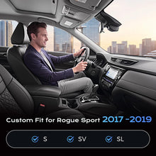 Load image into Gallery viewer, Fit Nissan 2017-2019 Rogue Sport&amp;Hybrid S/SV/SL Upgrade Full Wrap Premium Faux Leather Custom Car Seat Covers