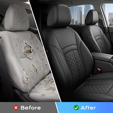 Load image into Gallery viewer, Fit Nissan Rogue 2021-2026 S/SV/SL Platinum Rock Creek Upgrade Full Wrap Premium Faux Leather Custom Car Seat Covers