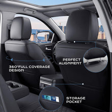 Load image into Gallery viewer, Fit 2014-2026 Toyota Highlander Full Set Full Coverage Custom Car Seat Covers Luxury Faux Leather Seat Protector