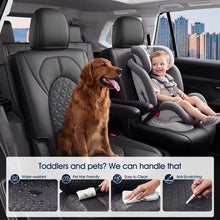 Load image into Gallery viewer, Fit 2014-2026 Toyota Highlander Full Set Full Coverage Custom Car Seat Covers Luxury Faux Leather Seat Protector