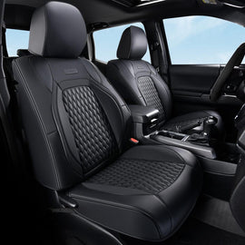 Toyota Tacoma Custom Faux Leather Car Seat Covers Fit 2nd Gen Tacoma 2005-2015