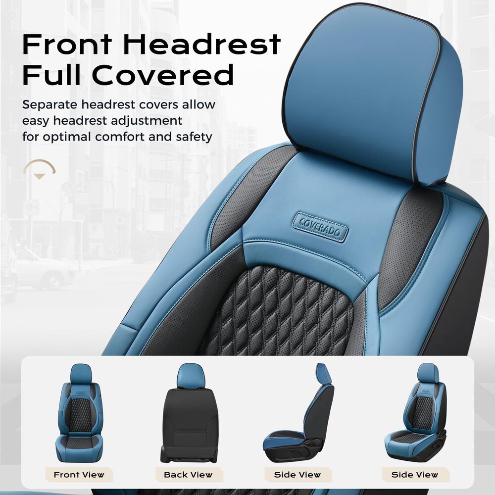 Toyota Tacoma Custom Faux Leather Car Seat Covers | Fit 2nd Gen Tacoma 2005-2015