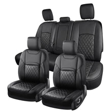 Load image into Gallery viewer, RAM 1500 2011-2018 Crew Cab &amp; 2019-2024 Classic (Big Horn/Lone Star) Upgraded Full Coverage Premium Faux Leather Custom Car Seat Covers