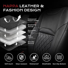 Load image into Gallery viewer, RAM 1500 2011-2018 Crew Cab &amp; 2019-2024 Classic (Big Horn/Lone Star) Upgraded Full Coverage Premium Faux Leather Custom Car Seat Covers