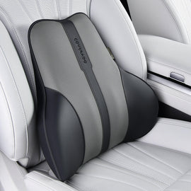 50% OFF🔥🔥 Coverado Car Back Support Pillow Leather Lumbar Support for Car Office Chair Sofa with Detachable Memory Foam