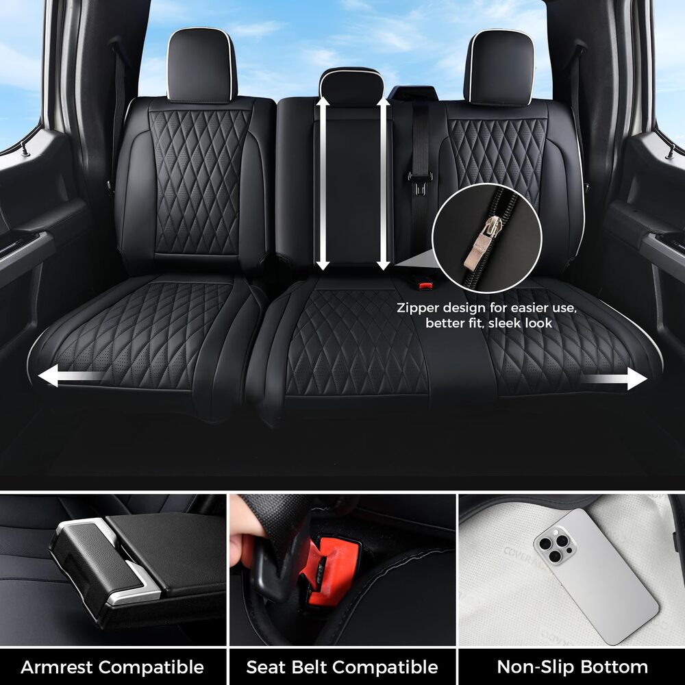 Ford Custom Seat Covers Fit 2015-2026 F150 & 2017-2026 F250 F350 F450