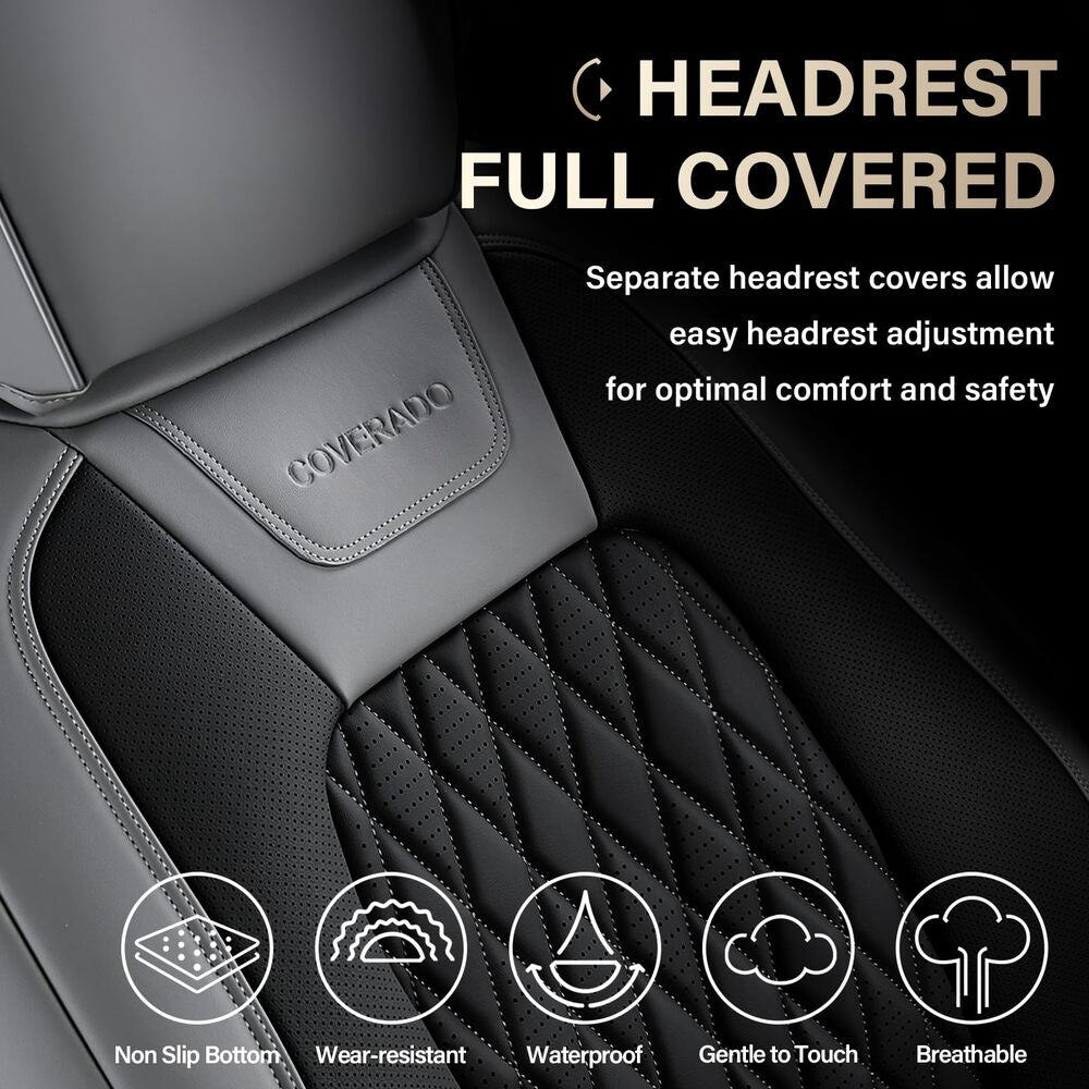 Ford Custom Seat Covers Fit 2015-2026 F150 & 2017-2026 F250 F350 F450