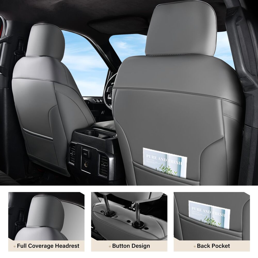 Ford Custom Seat Covers Fit 2015-2026 F150 & 2017-2026 F250 F350 F450