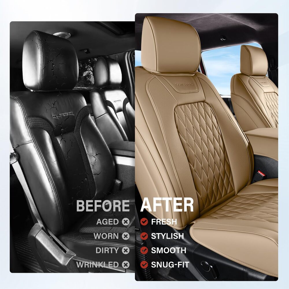 Ford Custom Seat Covers Fit 2015-2026 F150 & 2017-2026 F250 F350 F450