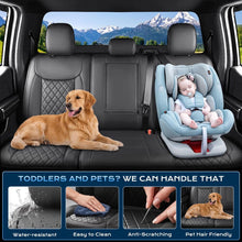 Load image into Gallery viewer, Ford F‑150 2021‑2025 SuperCrew XL STX XLT Lariat Upgraded Full Coverage Premium Faux Leather Custom Car Seat Covers