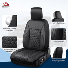 Load image into Gallery viewer, Ford F‑150 2021‑2025 SuperCrew XL STX XLT Lariat Upgraded Full Coverage Premium Faux Leather Custom Car Seat Covers
