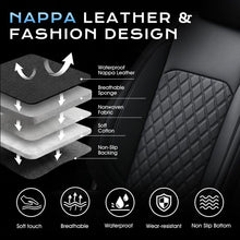 Load image into Gallery viewer, Ford F‑150 2015‑2020 XL XLT Lariat  &amp; 2017‑2022 F250 F350 XL XLT Lariat SuperCrew, 40/60 Split Full Coverage Custom Car Seat Covers(no rear armrest)