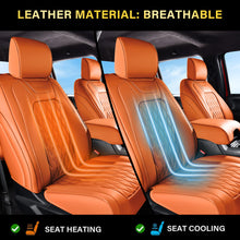Load image into Gallery viewer, Ford F150 2015-2026 &amp; F250 F350 F450 2017-2026 Custom Premium Faux Leather Car Seat Covers