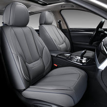Load image into Gallery viewer, Coverado Front and Back Seat Covers Premium Faux Leather Water Resistant Universal Fit
