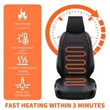 Load image into Gallery viewer, Warmer Seat Heater Heated Car Seat Cushion Fast Heating Pads Driver Passenger for Cold Winter Days for all Vehicles