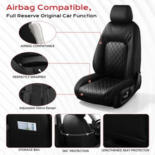 Load image into Gallery viewer, Honda Accord 2018‑2022 EX/EX‑L/Touring/Sport/Hybrid Custom Full Coverage Premium Faux Leather Car Seat Covers