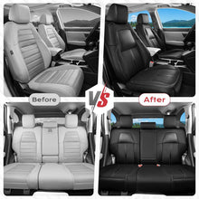 Load image into Gallery viewer, Honda CR‑V 2017-2022 LX/EX/EX-L/Special Edition/Touring Custom Full Coverage Premium Faux Leather Car Seat Covers