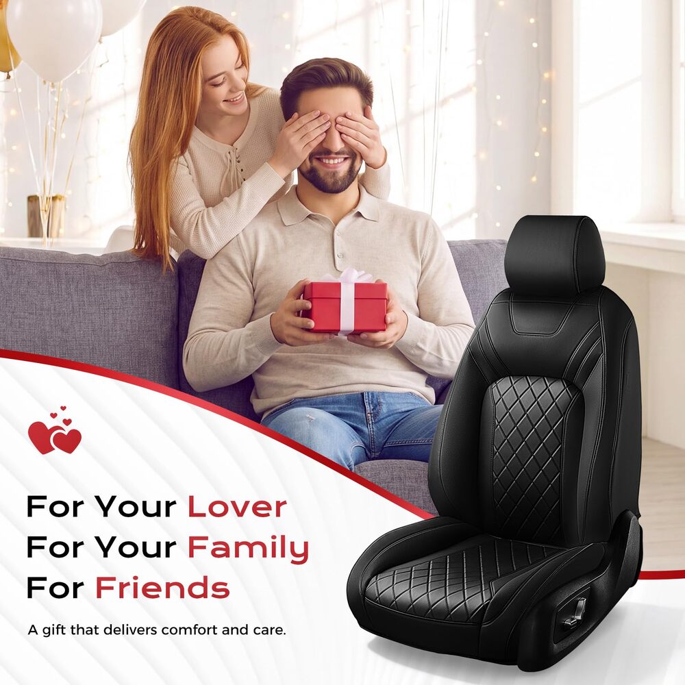 Honda CR‑V 2023‑2026 LX/EX/EX‑L/Sport/Sport‑L/Sport Touring Custom Full Coverage Premium Faux Leather Car Seat Covers