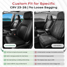 Load image into Gallery viewer, Honda CR‑V 2023‑2026 LX/EX/EX‑L/Sport/Sport‑L/Sport Touring Custom Full Coverage Premium Faux Leather Car Seat Covers