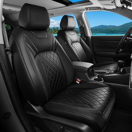 Honda CR‑V 2023‑2026 LX/EX/EX‑L/Sport/Sport‑L/Sport Touring Custom Full Coverage Premium Faux Leather Car Seat Covers
