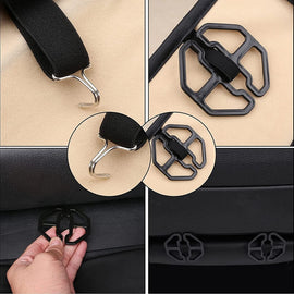 Coverado Seat Covers Installation Accessories 26Pcs Includes 22 Plastic Chucks & 4 Metal Hooks Replacements Accessories Buckle