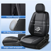 Load image into Gallery viewer, Jeep Grand Cherokee Custom Premium Faux Leather Seat Covers 2011-2021 Full Coverage Seat Protectors