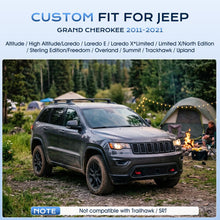 Load image into Gallery viewer, Jeep Grand Cherokee Custom Premium Faux Leather Seat Covers 2011-2021 Full Coverage Seat Protectors