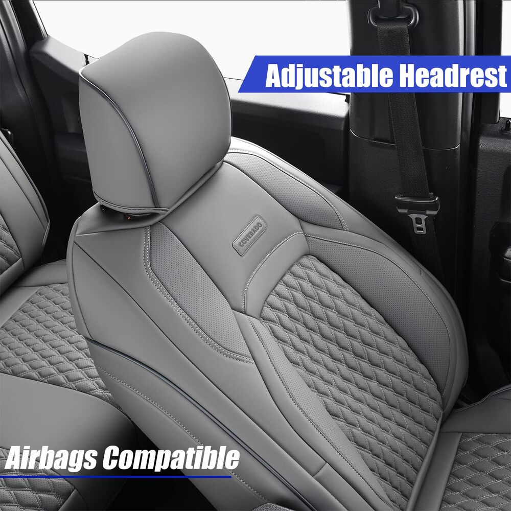 2013-2017 JK 2/4 Door Jeep Wrangler Custom Fit Premium Faux Leather Car Seat Covers