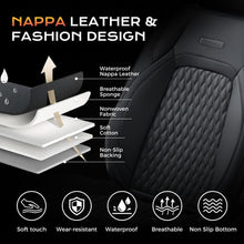 Load image into Gallery viewer, Jeep Wrangler 2018-2026 JL 4 Door Custom Full Coverage Fit Premium Faux Leather Car Seat Covers