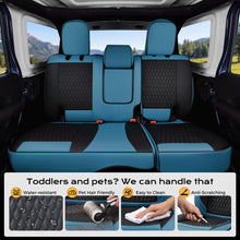 Load image into Gallery viewer, Jeep Wrangler 2018-2026 JL 4 Door Custom Full Coverage Fit Premium Faux Leather Car Seat Covers