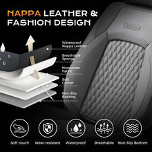 Load image into Gallery viewer, Jeep Wrangler 2018-2026 JL 4 Door Custom Full Coverage Fit Premium Faux Leather Car Seat Covers