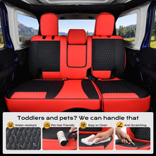 Load image into Gallery viewer, Jeep Wrangler 2018-2026 JL 4 Door Custom Full Coverage Fit Premium Faux Leather Car Seat Covers