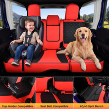 Load image into Gallery viewer, Jeep Wrangler 2018-2026 JL 4 Door Custom Full Coverage Fit Premium Faux Leather Car Seat Covers