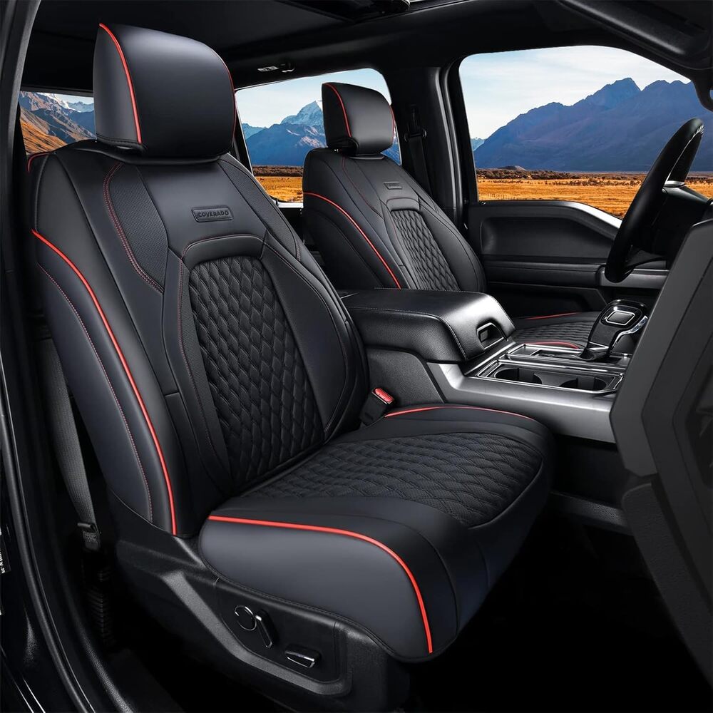 2013-2017 JK 2/4 Door Jeep Wrangler Custom Fit Premium Faux Leather Car Seat Covers
