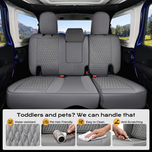 Load image into Gallery viewer, Jeep Wrangler 2018-2026 JL 4 Door Custom Full Coverage Fit Premium Faux Leather Car Seat Covers