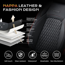 Load image into Gallery viewer, Jeep Wrangler 2018-2026 JL 4 Door Custom Full Coverage Fit Premium Faux Leather Car Seat Covers