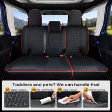 Load image into Gallery viewer, Jeep Wrangler 2018-2026 JL 4 Door Custom Full Coverage Fit Premium Faux Leather Car Seat Covers