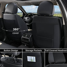 Load image into Gallery viewer, Coverado Quality Leatherette Front and Back Car Seat Covers Universal Fit Seat Protectors
