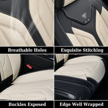 Load image into Gallery viewer, Coverado Quality Leatherette Front and Back Car Seat Covers Universal Fit Seat Protectors