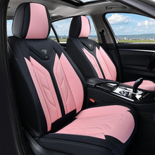 Load image into Gallery viewer, Coverado Quality Leatherette Front and Back Car Seat Covers Universal Fit Seat Protectors