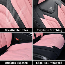 Load image into Gallery viewer, Coverado Quality Leatherette Front and Back Car Seat Covers Universal Fit Seat Protectors