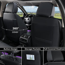 Load image into Gallery viewer, Coverado Quality Leatherette Front and Back Car Seat Covers Universal Fit Seat Protectors