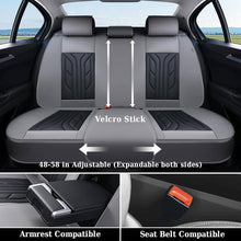 Load image into Gallery viewer, Coverado Quality Leatherette Front and Back Car Seat Covers Universal Fit Seat Protectors