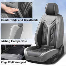Load image into Gallery viewer, Coverado Quality Leatherette Front and Back Car Seat Covers Universal Fit Seat Protectors