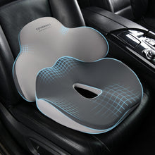 Load image into Gallery viewer, Coverado Foam Seat Cushion / Lumbar Support Pillow for Car, Office Chair, Sofa