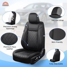 Load image into Gallery viewer, Fit Nissan Altima 2013-2016 SL Upgrade Full Wrap Premium Faux Leather Custom Car Seat Covers