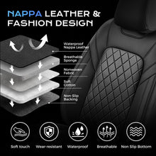 Load image into Gallery viewer, Fit Nissan Altima 2019-2025 S SV SR SL Platinum Edition ONE Upgrade Full Wrap Premium Faux Leather Custom Car Seat Covers