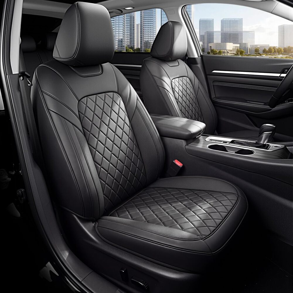 Fit Nissan Altima 2019-2025 S SV SR SL Platinum Edition ONE Upgrade Full Wrap Premium Faux Leather Custom Car Seat Covers