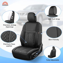 Load image into Gallery viewer, Fit Nissan 2017-2020 Rogue S/SV/SL Upgrade Full Wrap Premium Faux Leather Custom Car Seat Covers (Copy)